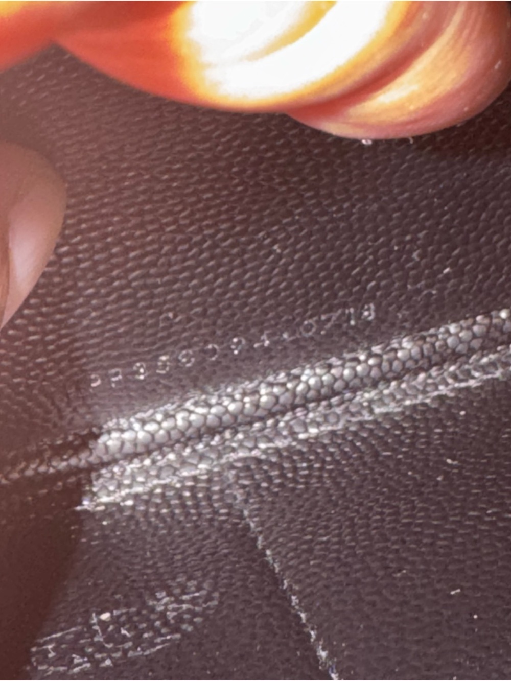 Saint Laurent Black Chevron Quilted Zip-Around Wallet with Gold YSL Emblem - Picture 6 of 6